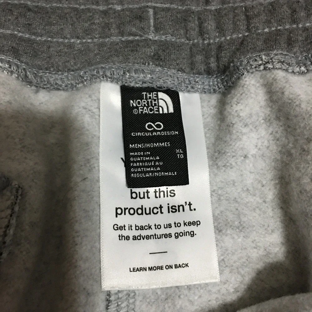 The North Face Sweatpants Mens XL Gray Circular Design Joggers